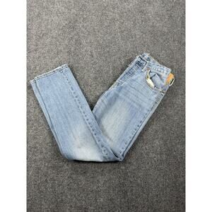 Levi’s 501 S Skinny Jeans Women’s Size 14 Reg Light Wash Button Fly Denim